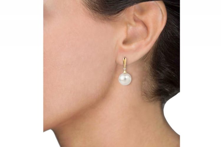 Ohrringe mit Diamanten und Perlen Manysa 13523