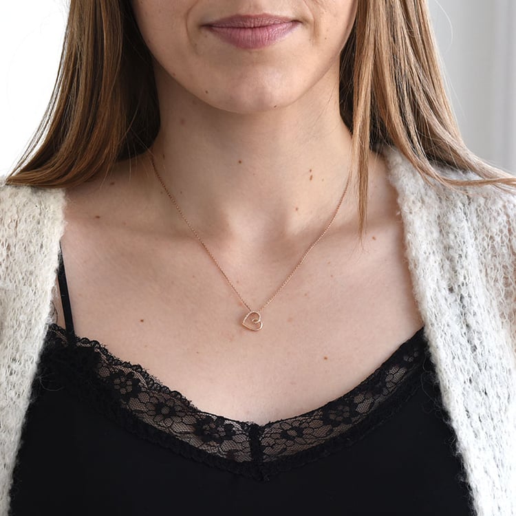 Kette mit romantischem Anhänger mit Diamanten Mariano 85742