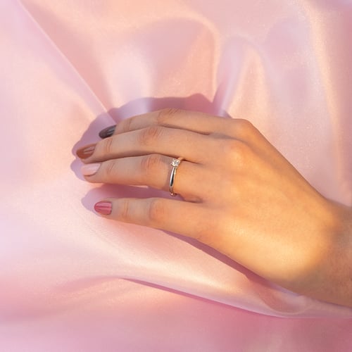 Verlobungsring mit Diamant Jasapal
