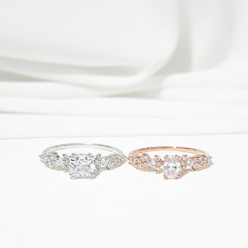 Romantischer Verlobungsring mit Diamanten Alys