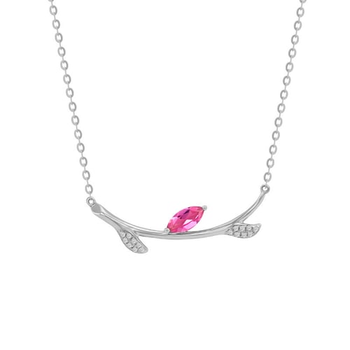 Halskette mit Turmalin und Diamanten Jandie