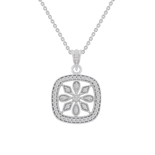 Goldenes Schmuckset mit Diamantenblüten Verity