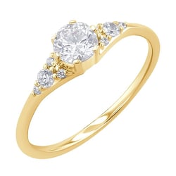 Verlobungsring mit Diamanten Diana