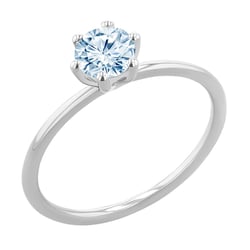 Verlobungsring mit Aquamarin Birdie