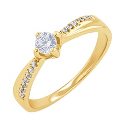 Verlobungsring mit Diamanten Sewyn