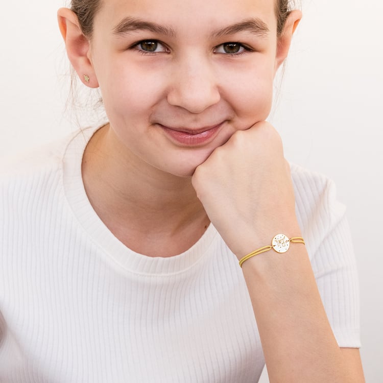 String-Armband Der Kleine Prinz mit Fuchs und Gravur 122254