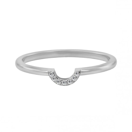Ringset aus 585 Gold mit zertifiziertem Tropfendiamant Ralyas