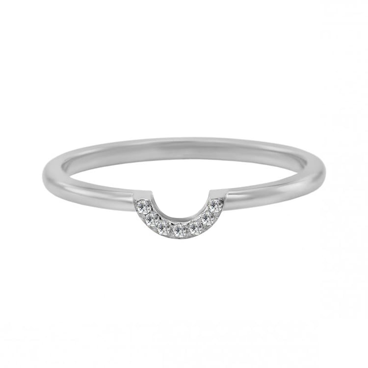 Ringset aus 585 Gold mit zertifiziertem Tropfendiamant Ralyas 22442