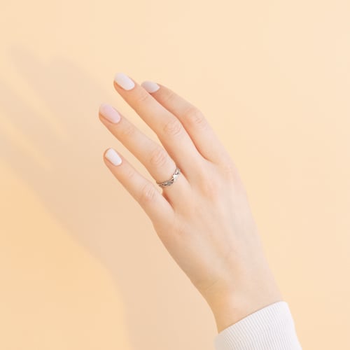 Ring im Blätterdesign mit Diamanten Seir
