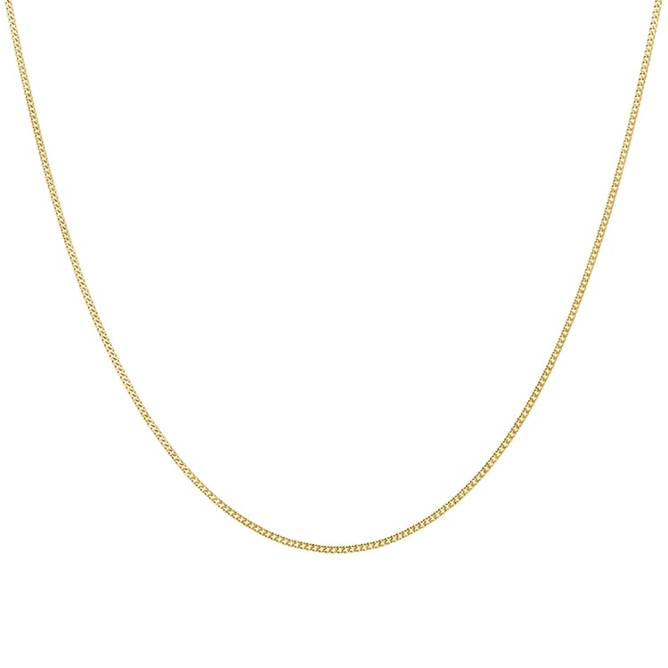 Ankerkette aus Gold 45 cm