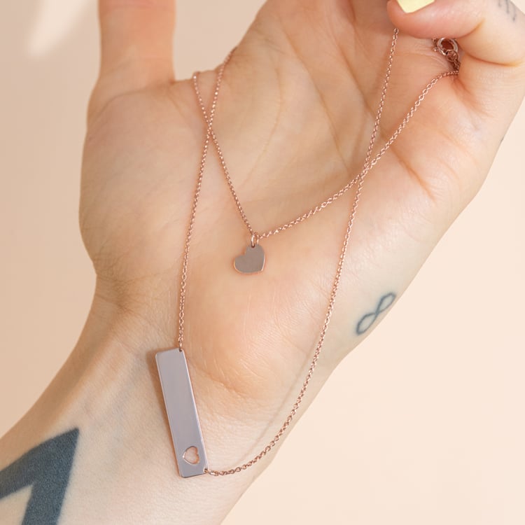 Silbernes Schmuckset für Zwei Bianca 100774