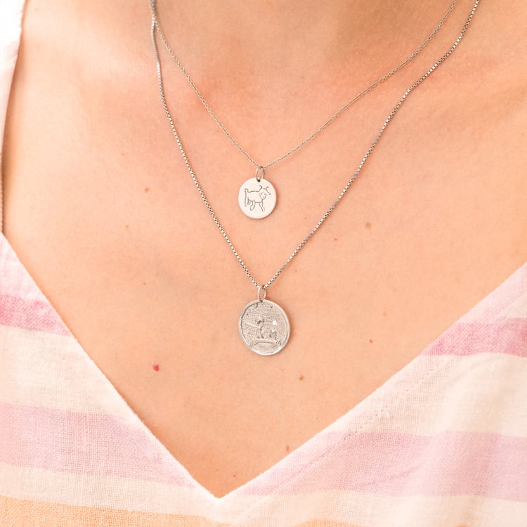 Anhänger mit der Gravur eines Lamms Der Kleine Prinz 142318