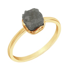 Goldring mit Rohdiamant Gianni