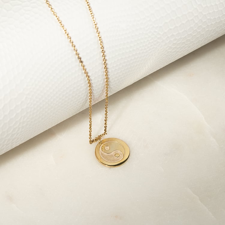 Yoga Anhänger mit dem Symbol Yin Yang 133956