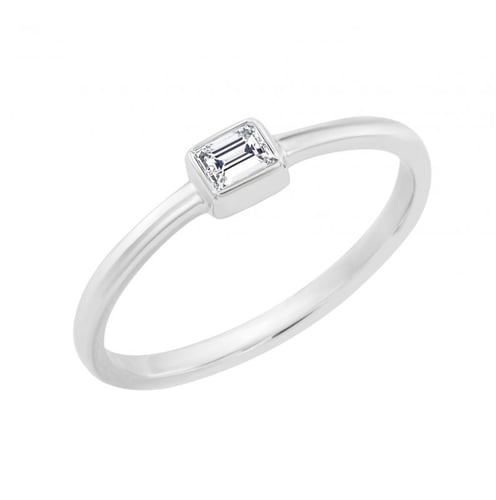 Goldenes Ringset mit Diamant Hera