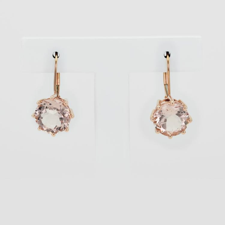 Ohrringe mit Morganit 25817