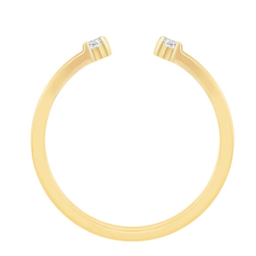 Atypischer Ring aus Gold mit Diamanten Wilbur