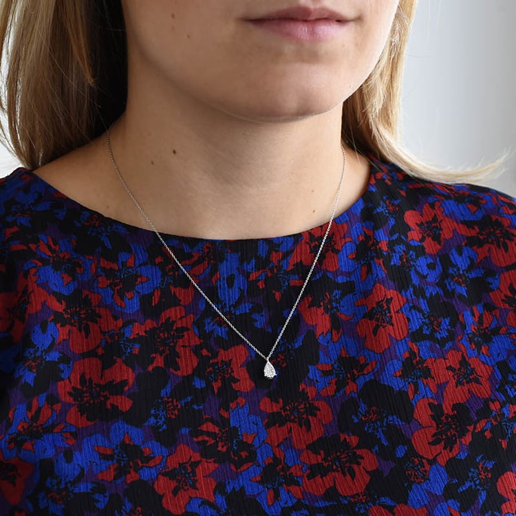 Anhänger in Form eines Diamantentropfens Birdie 86036