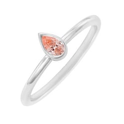 Minimalistischer Ring mit einem zertifizierten fancy pink Lab Grown Diamanten Nunez