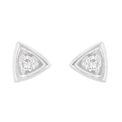 Dreieckige Diamantohrstecker 2in1 Macie