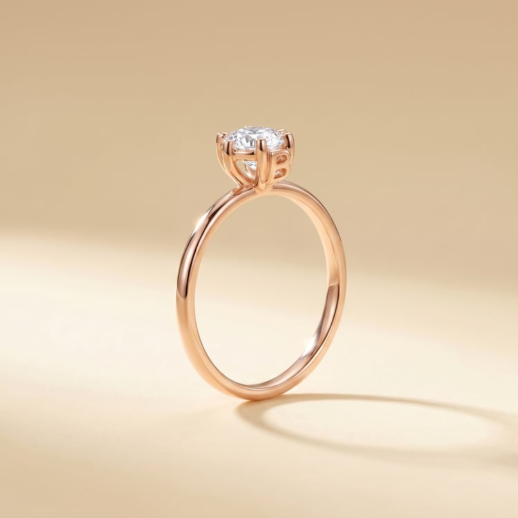 Verlobungsring mit Buchstaben und Diamanten Birdie 167273