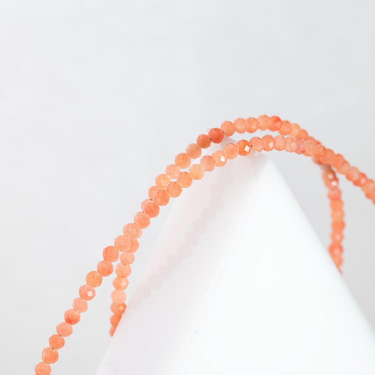 Korallen Armband für Kinder mit kleinen Kugeln Kimu 147584