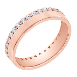 Goldring voller Diamanten Hevanna