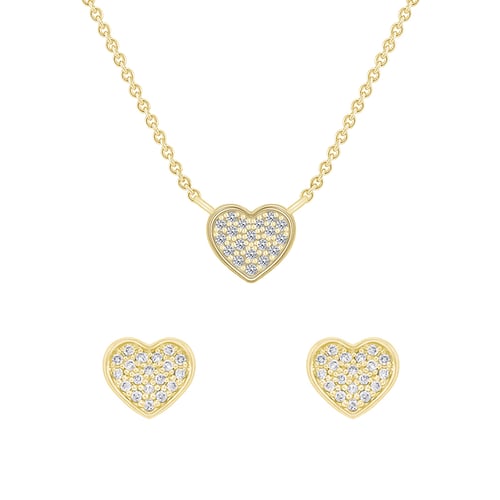 Goldene Kollektion mit Diamanten Kaia