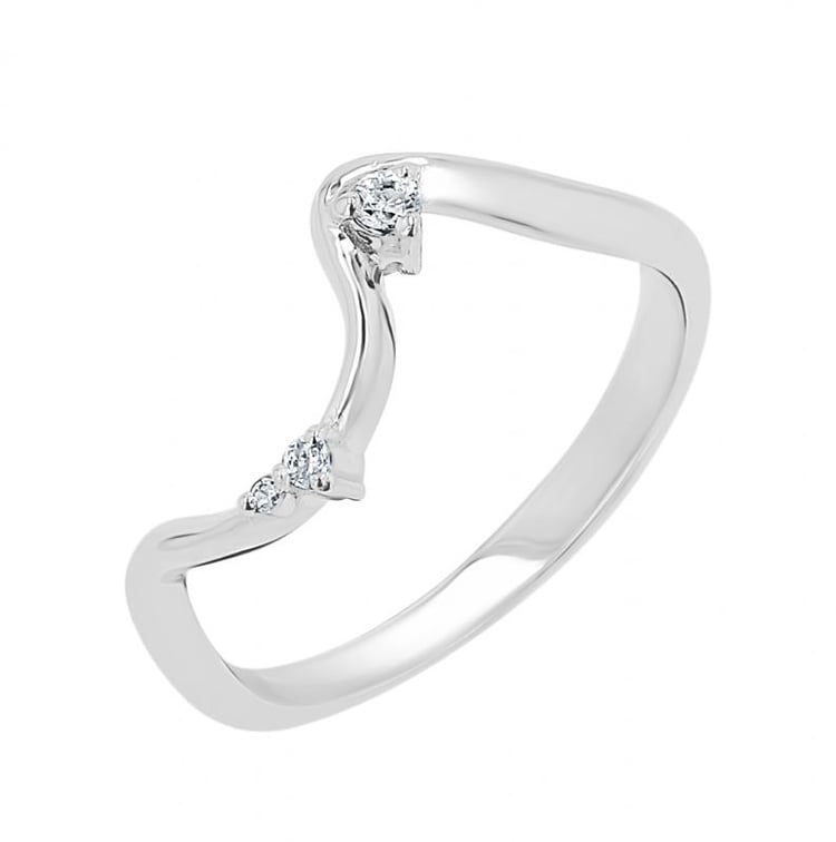 Origineller gewellter Ehering