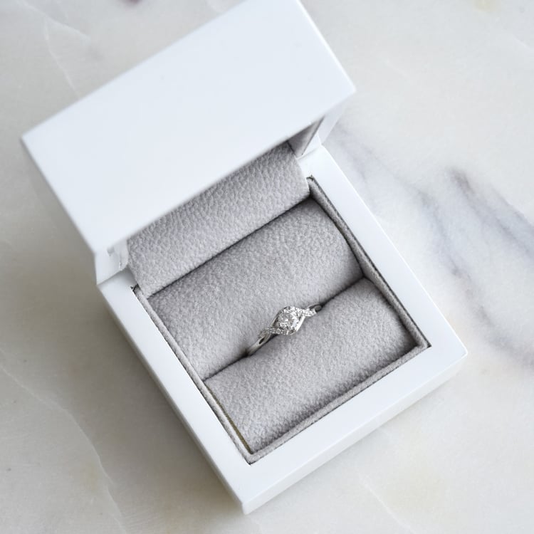 Verlobungsring mit 0.40ct GIA-zertifiziertem Diamanten Ophir 134209