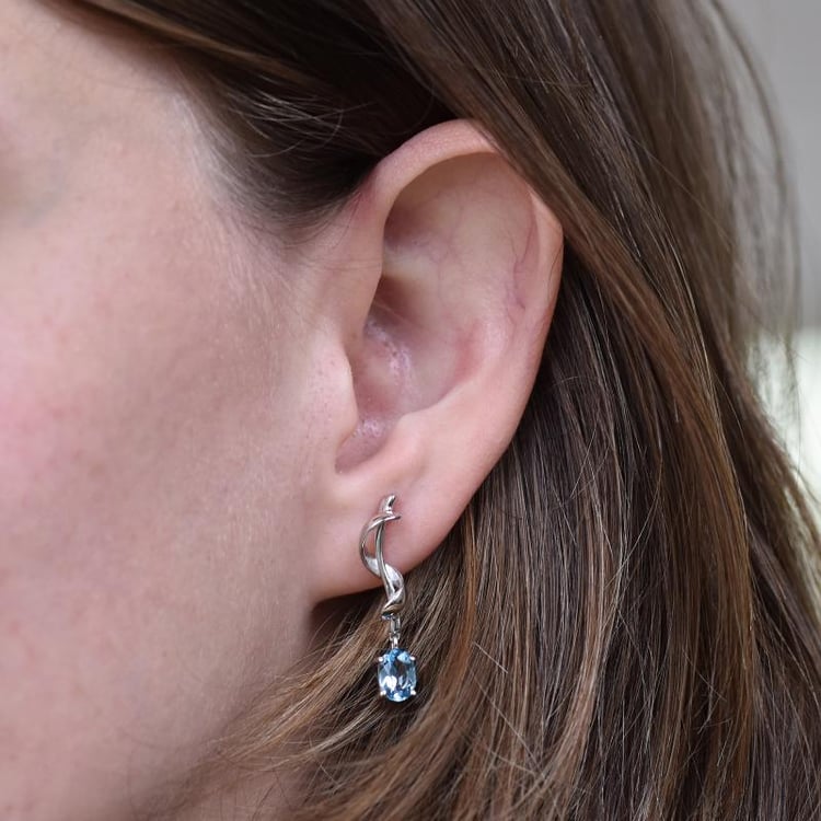 Hängende Topas-Ohrringe 6331