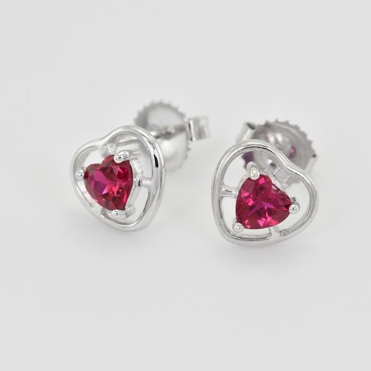 Ohrstecker mit Rubinen 4226