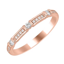 Memoryring mit Diamanten Salome