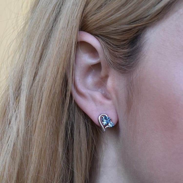 Ohrringe mit Topasen 29155