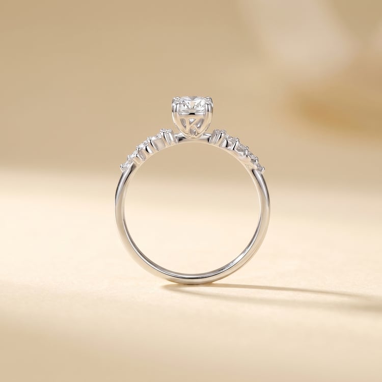Verlobungsring mit Buchstaben und Diamanten Carina 167283