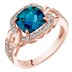 Ring mit einem Alexandrit und Lab Grown Diamanten Odran