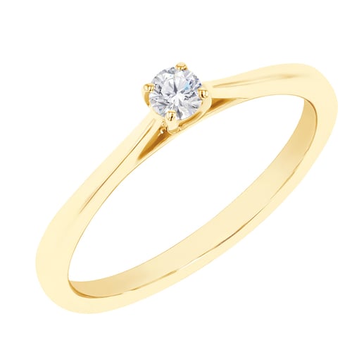 Ring mit Lab Grown Diamant und Auswahl des Karatgewichts Glynn