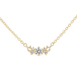 Cluster Halskette mit Lab Grown Diamanten Luna