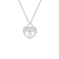 Goldener Anhänger mit Gravur und Edelstein Ihrer Auswahl Olivia