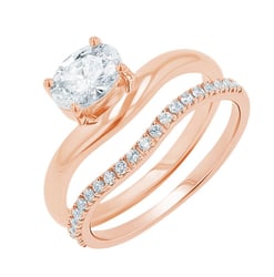 Set mit Diamantringen Celeste