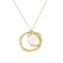 Silberner Perlenanhänger Alya