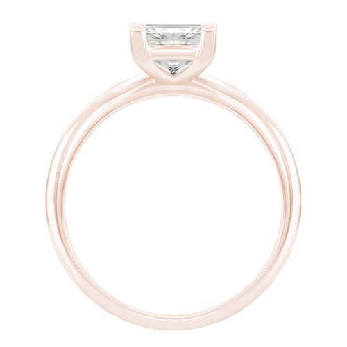 Verlobungsring mit Princess Diamanten Nangai