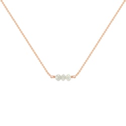 Goldener Choker mit Diamanten-Perlen Xanadie