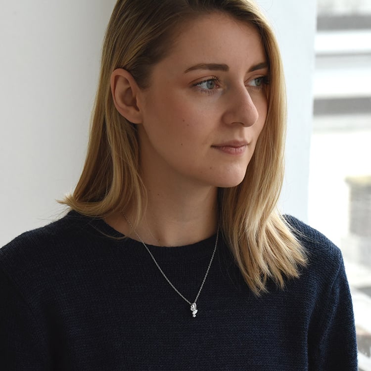 Schmuckset in Silber mit Topas, Rosenquarz und Mondstein Moby 72693