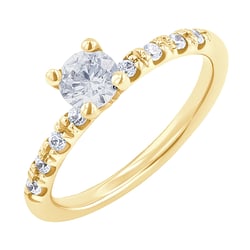 Verlobungsring mit Lab Grown Diamanten Megha