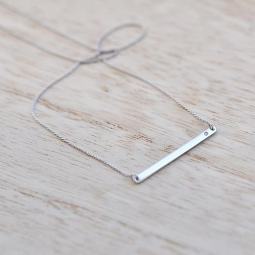 Feine goldene Halskette mit Diamanten Dayna