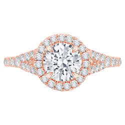 Verlobungsring im Halo-Stil mit Lab Grown Diamanten Tribeca