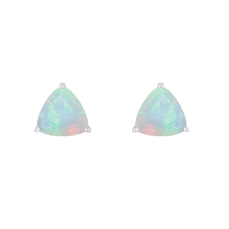 Silberne Ohrstecker mit Opalen Nellie 123530