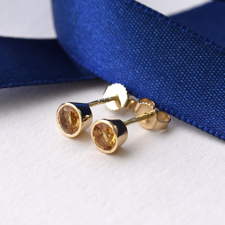 Ohrringe mit Citrinen Wetty 78926