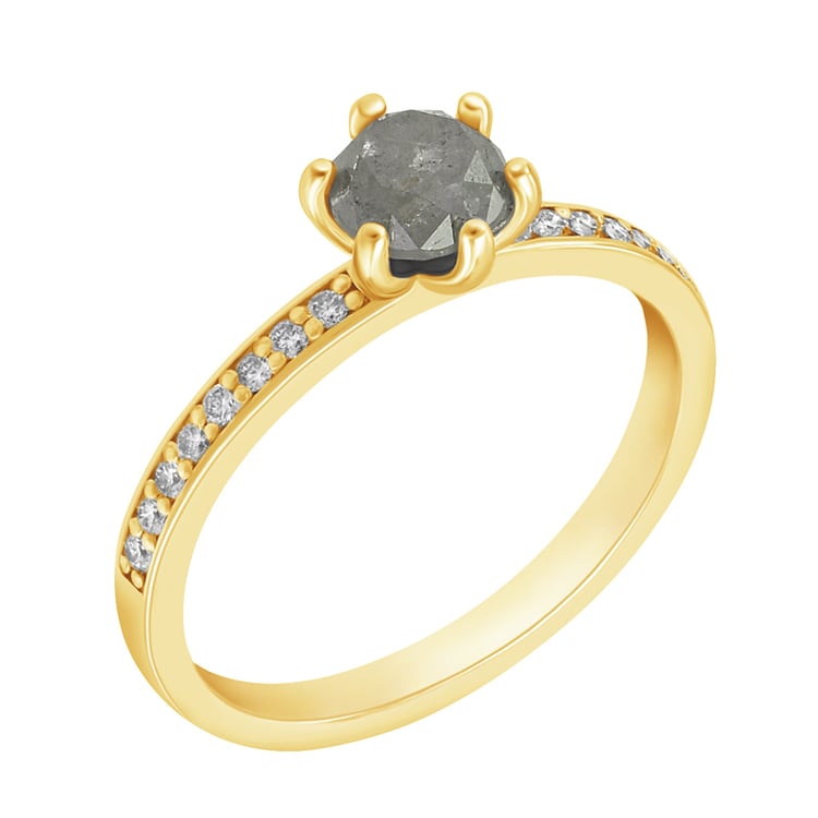 Verlobungsring mit Salt and Pepper Diamant Madilyn 73562